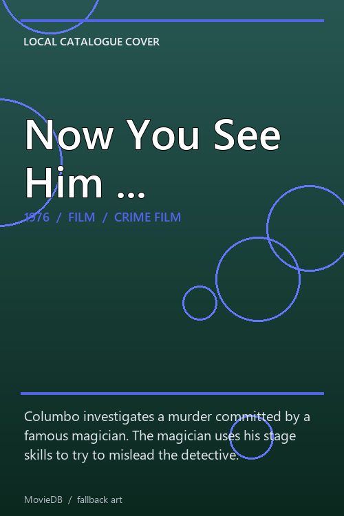 Now You See Him ... poster