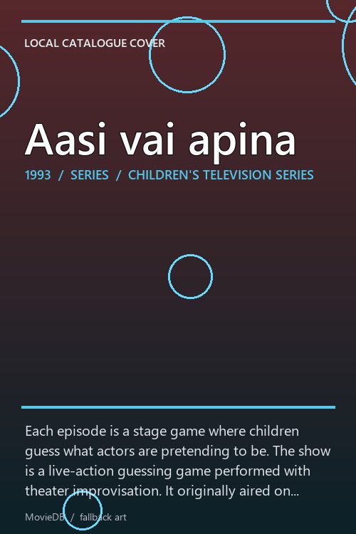 Aasi vai apina poster