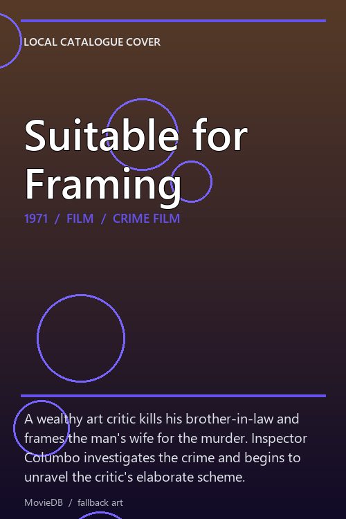 Suitable for Framing poster