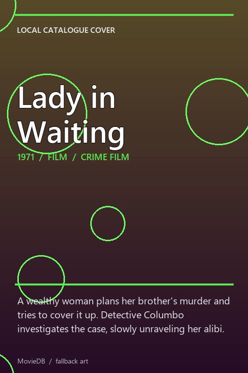 Lady in Waiting poster