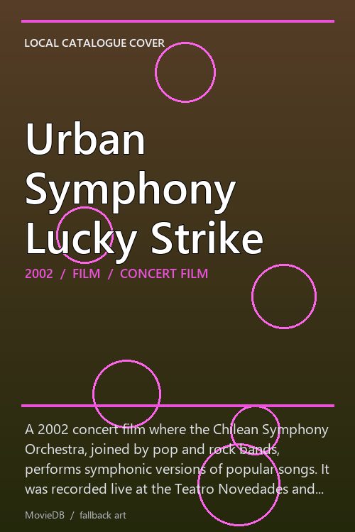 Urban Symphony Lucky Strike poster