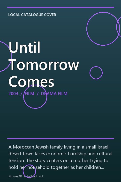 Until Tomorrow Comes poster