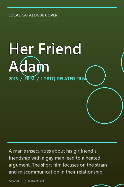 Her Friend Adam poster