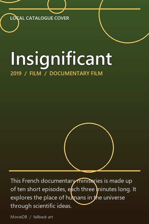 Insignificant poster