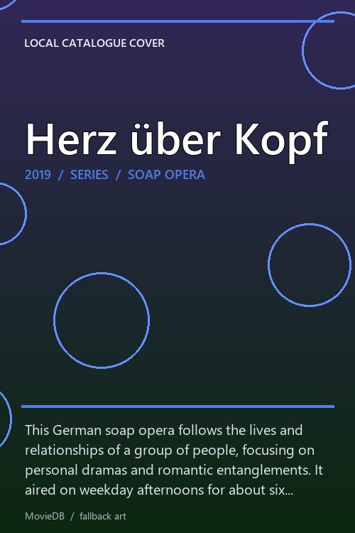 Herz über Kopf poster