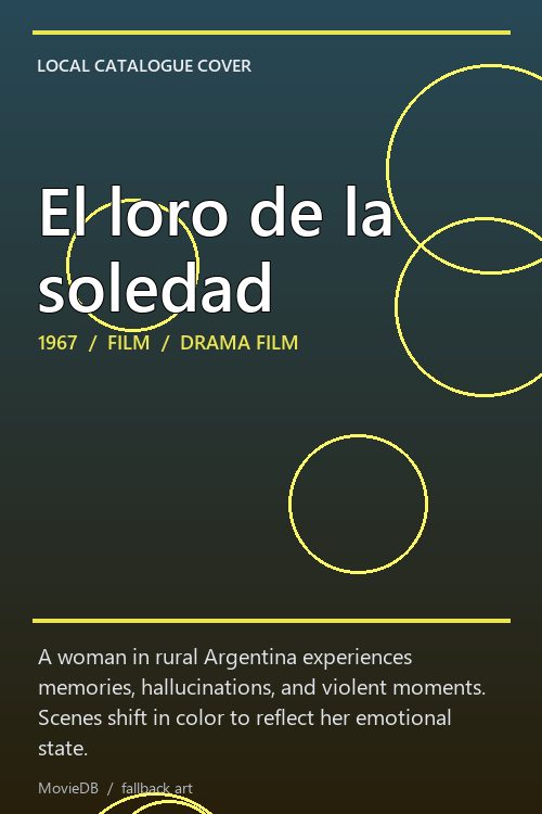 El loro de la soledad poster