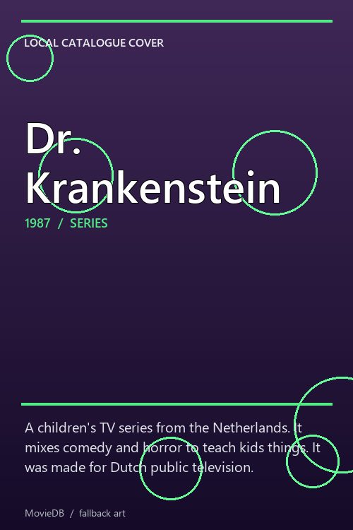 Dr. Krankenstein poster