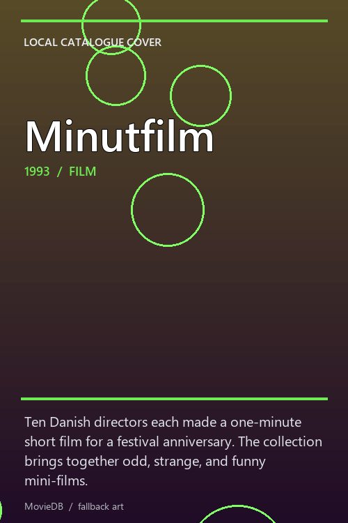 Minutfilm poster