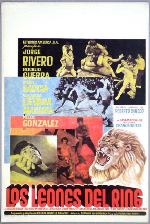 Los Leones del ring poster