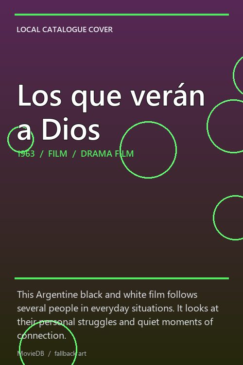Los que verán a Dios poster