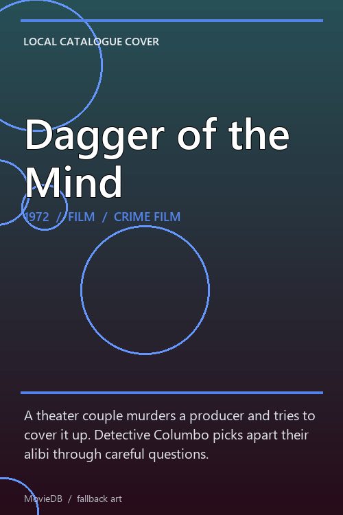 Dagger of the Mind poster