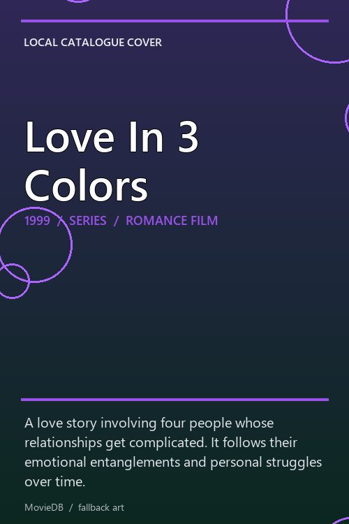 Love In 3 Colors poster