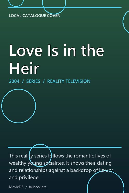 Love Is in the Heir poster