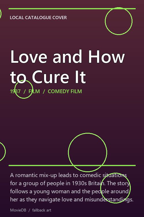 Love and How to Cure It poster