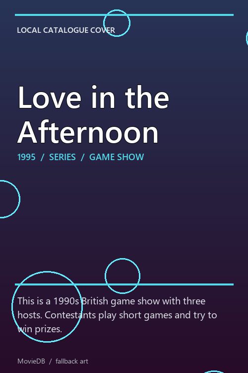 Love in the Afternoon poster