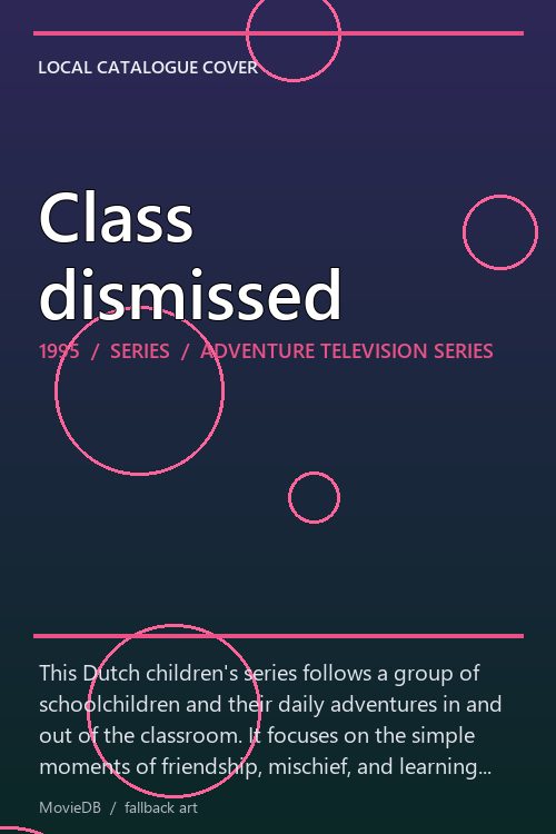 Class dismissed poster