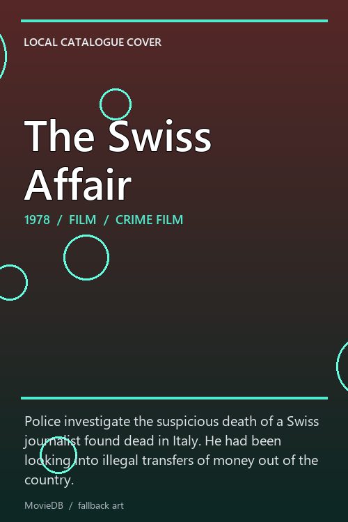 The Swiss Affair poster