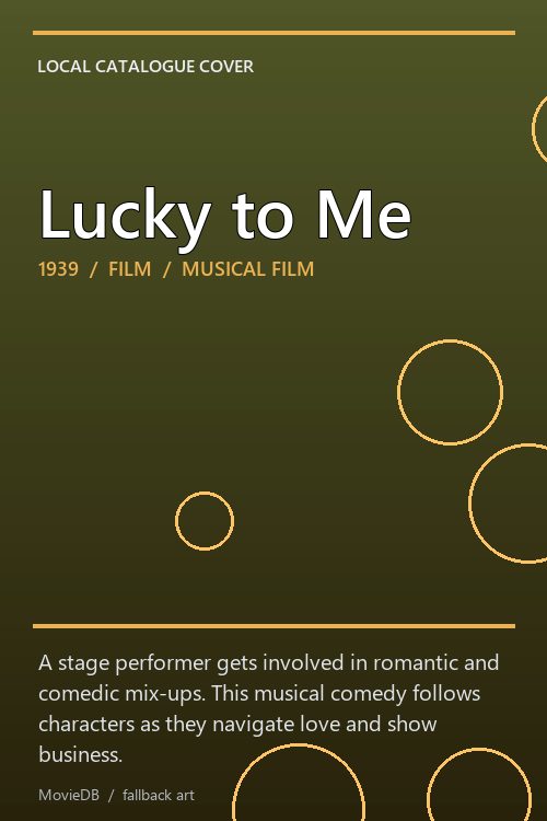 Lucky to Me poster