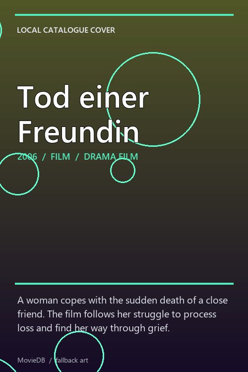 Tod einer Freundin poster