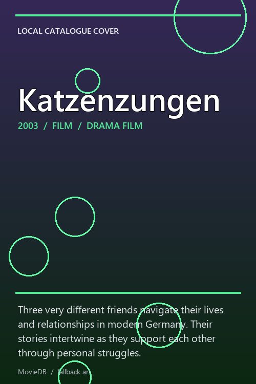 Katzenzungen poster