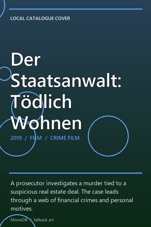 Der Staatsanwalt: Tödlich Wohnen poster
