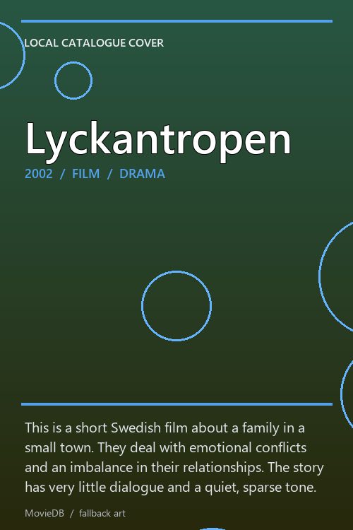 Lyckantropen poster