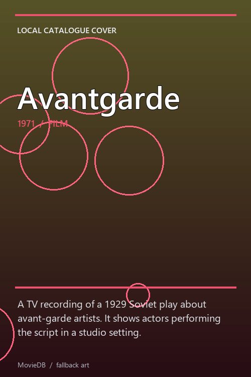 Avantgarde poster