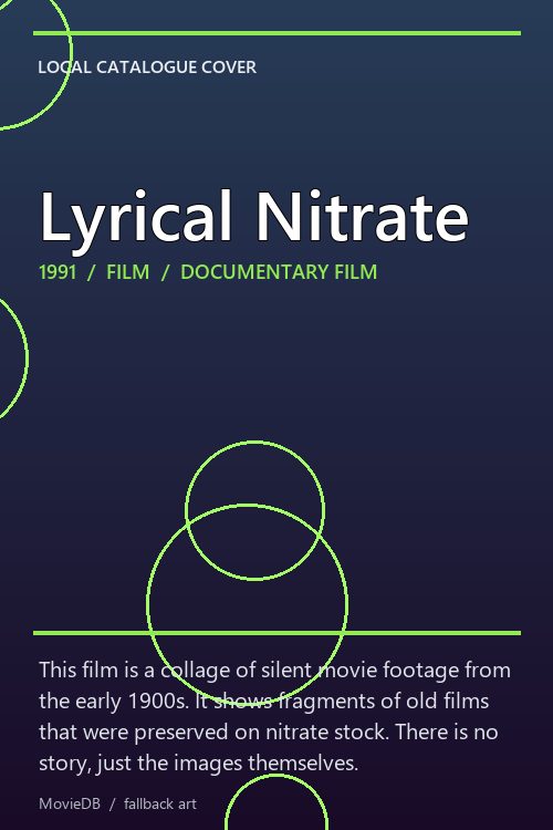 Lyrical Nitrate poster