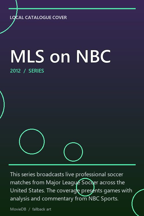MLS on NBC poster