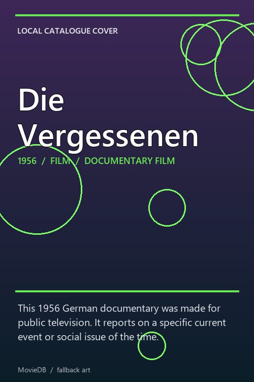 Die Vergessenen poster