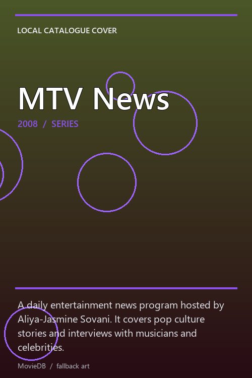 MTV News poster