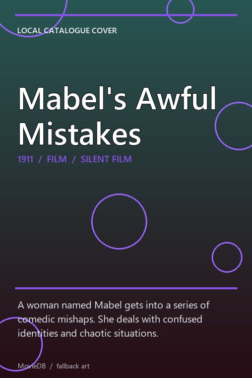 Mabel's Awful Mistakes poster