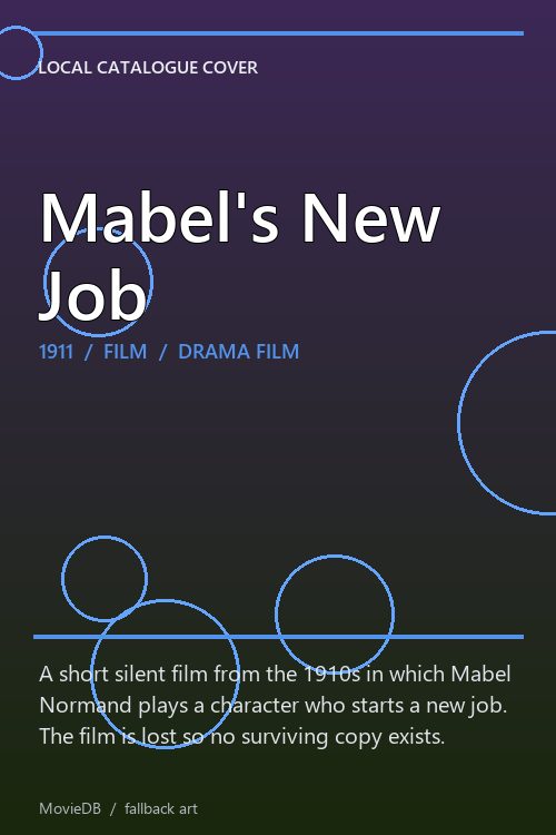 Mabel's New Job poster