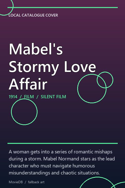 Mabel's Stormy Love Affair poster
