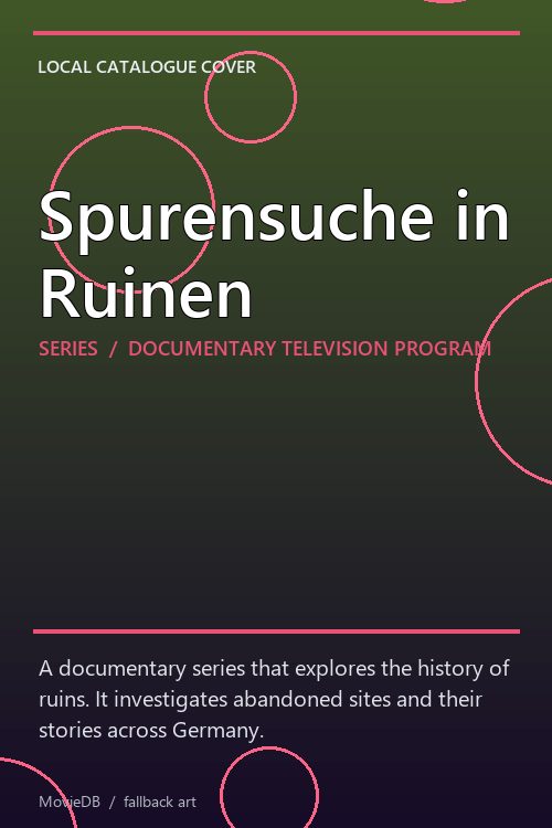 Spurensuche in Ruinen poster