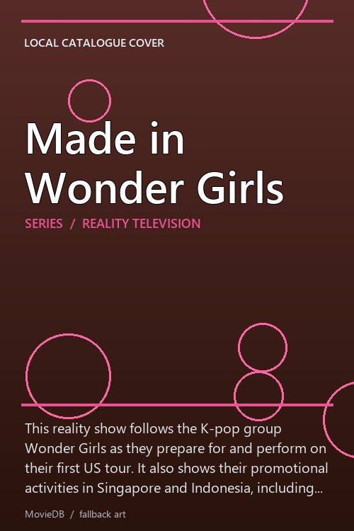 Made in Wonder Girls poster