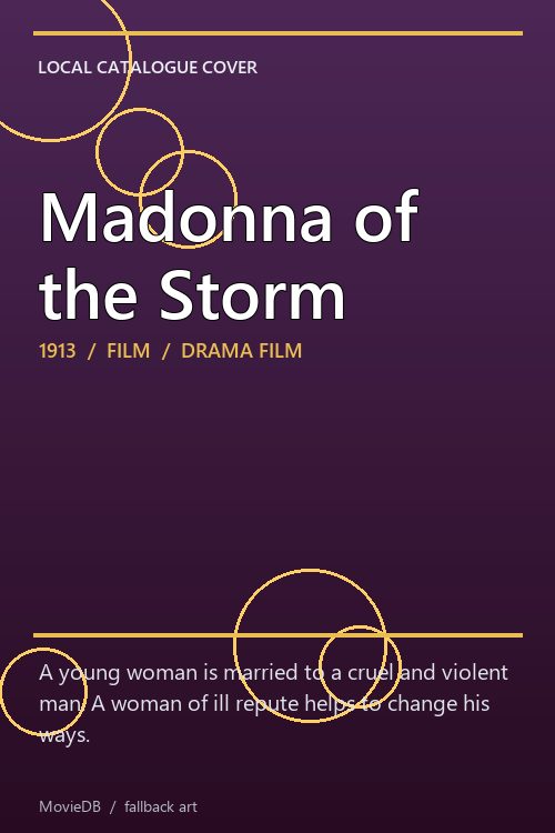 Madonna of the Storm poster