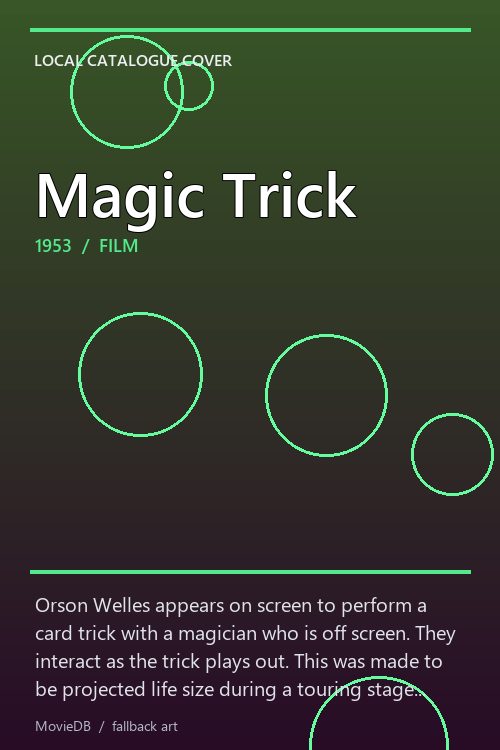 Magic Trick poster