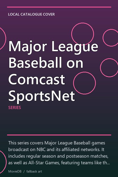 Major League Baseball on Comcast SportsNet poster