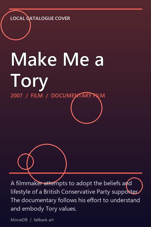 Make Me a Tory poster