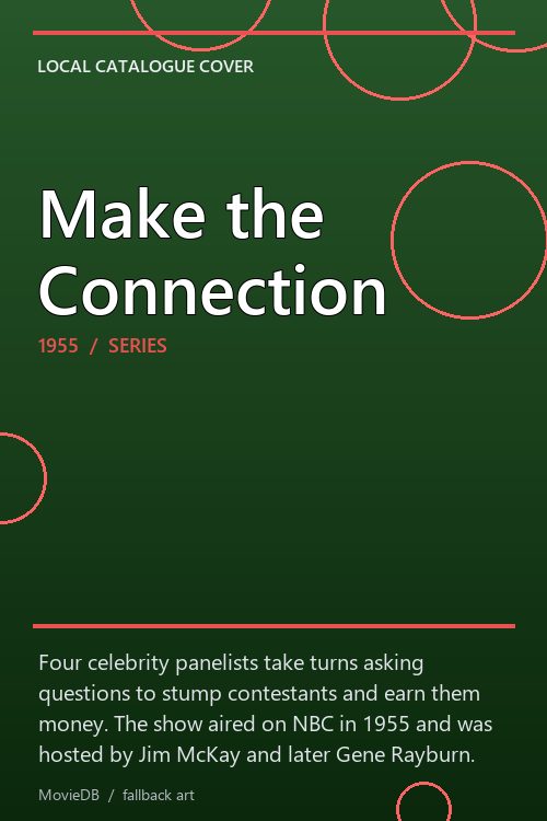 Make the Connection poster