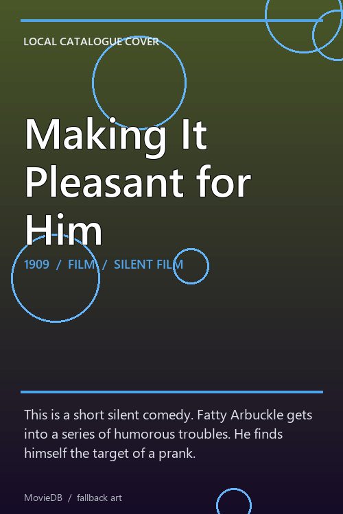 Making It Pleasant for Him poster