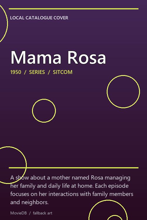 Mama Rosa poster