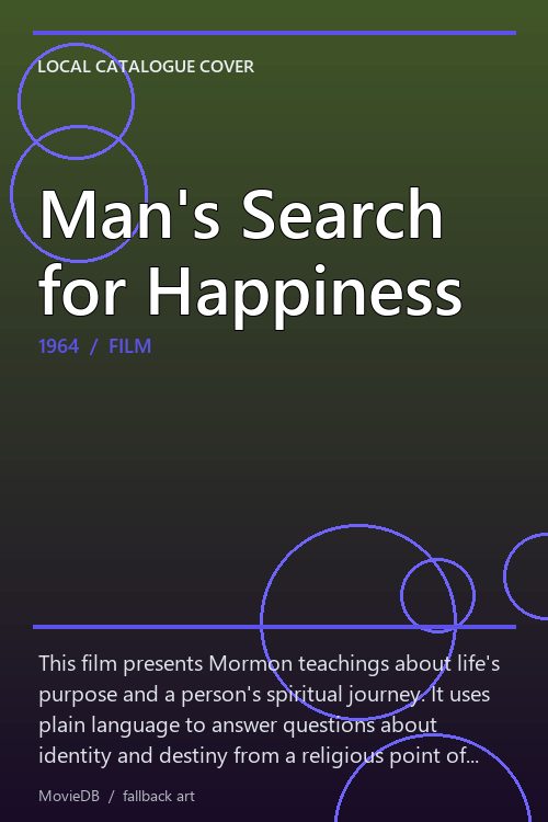 Man's Search for Happiness poster