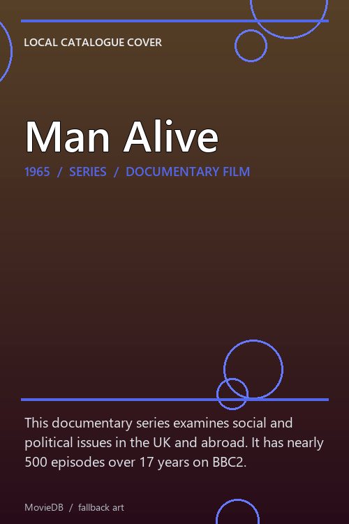 Man Alive poster