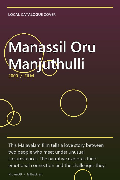 Manassil Oru Manjuthulli poster