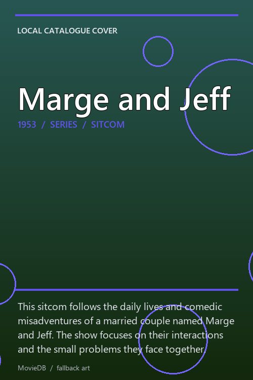 Marge and Jeff poster