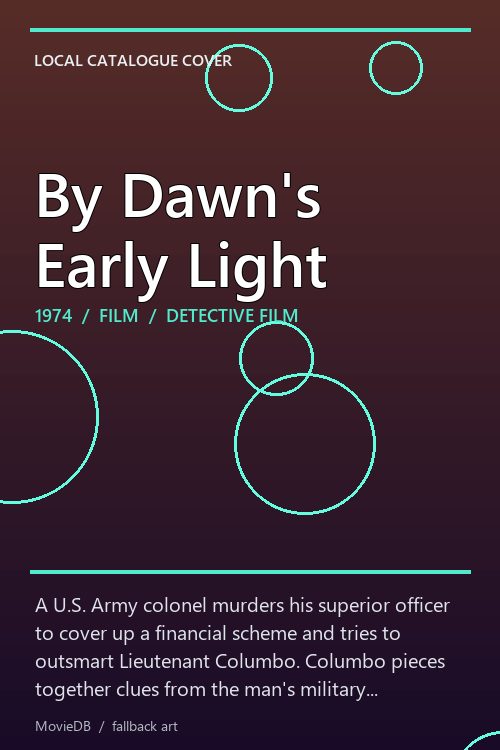 By Dawn's Early Light poster