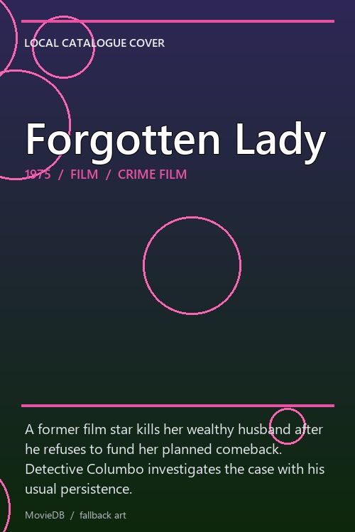 Forgotten Lady poster