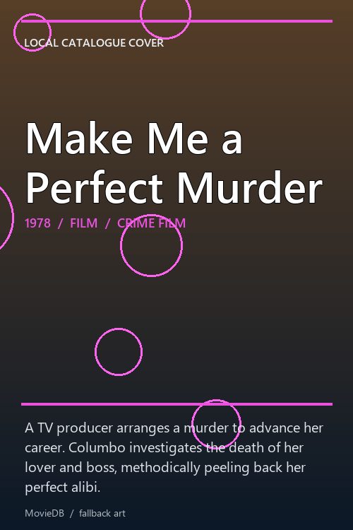 Make Me a Perfect Murder poster